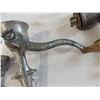 Image 6 : (4) vintage meat grinders, Climax, Bolinders, Spong, national