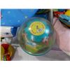 Image 2 : *Box of Child related - Shakespeare fishing rod, vintage fisher price rocking ball, winnie the pooh,