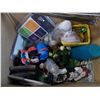 Image 5 : box of household items, coat hangers, RCMP souvenir pencil, backpack kitchen