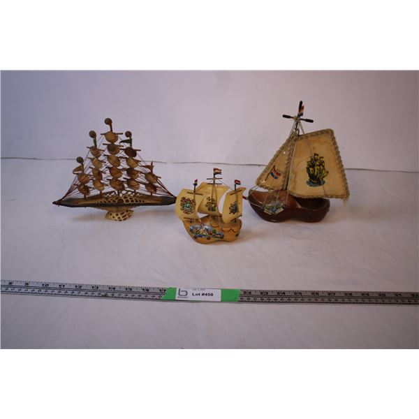 Collectible wood Boats