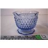 Image 4 : Blue Hobnail Candy Dish,Cobalt Blue Bottle