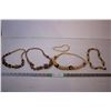 Image 1 : 5 Wood Necklaces Great for Crafts & Repurposing projects