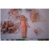 Image 2 : 5 Vintage Plastic dolls