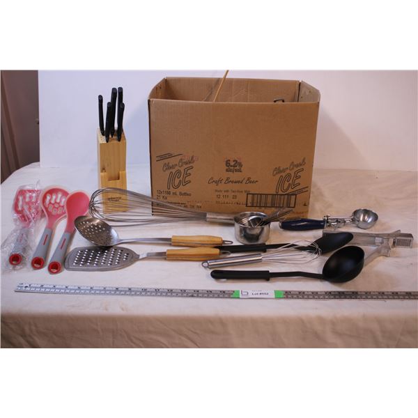 Box Of Kitchen Utensils