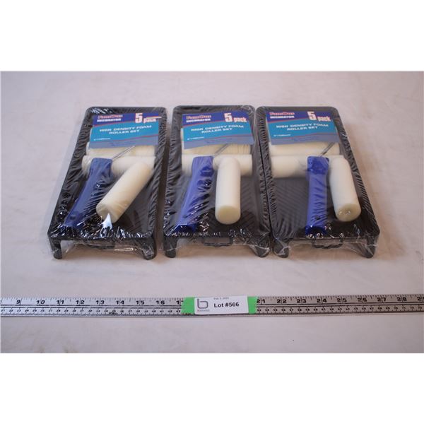 High Density foam roller set (3)