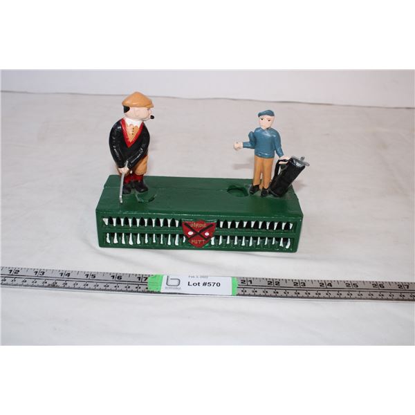 Birdie Putt Golf Figure - cast iron