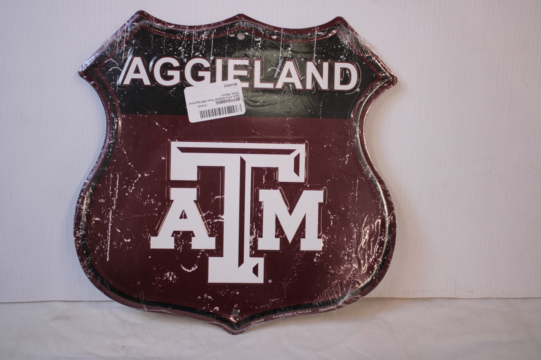 Aggieland Sign AGGIELAND ATM Sign - Bodnarus Auctioneering