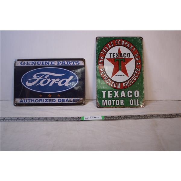 Ford,Texaco Signs