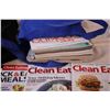 Image 5 : (2) Bags with C;ean Eating + Bon Apetite Magazines