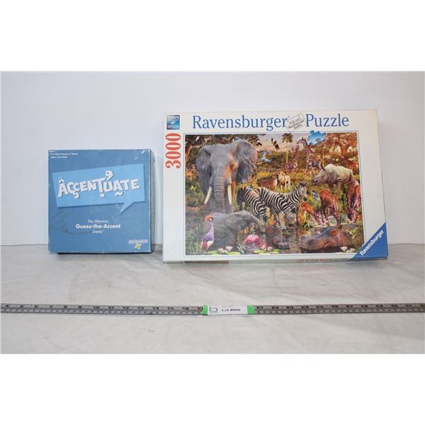 Ravensburger 3000 Piece Puzzle (complete),Accentuate Game