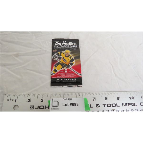 tim hortons nhl trading cards pack 2020-21 (sealed)