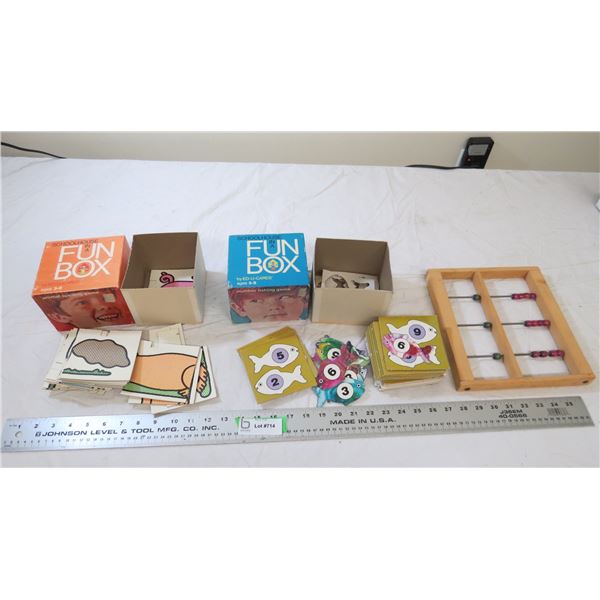 kids educational cards + game