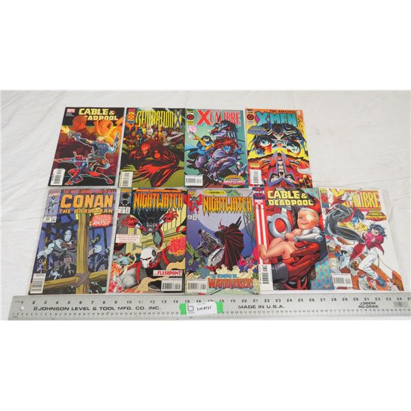 (9) Marvel comics