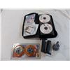 Image 1 : CD case with burnt DVD movies + CD's, Spare Scooter Wheels + Grip handles