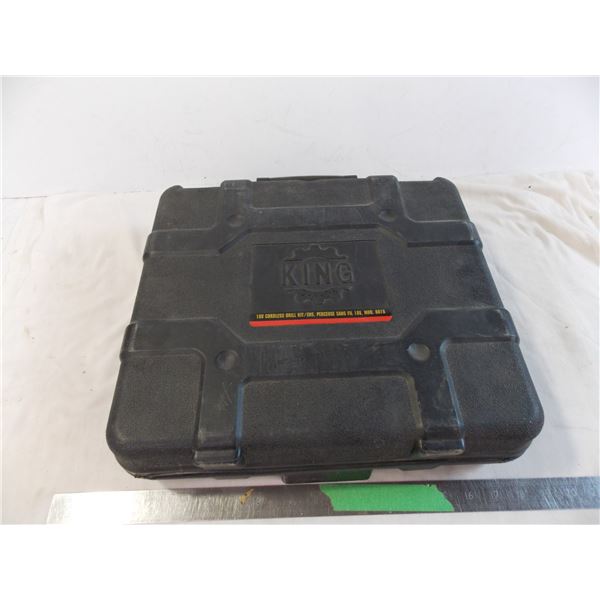 king canada cordless drill carry case (empty)