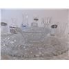 Image 2 : Clear glass cups, candy dish, plates bowls, calgary glass memorabilia