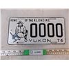 Image 1 : 1976 Yukon licence plate