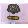 Image 1 : Cast iron John Deere welcome sign