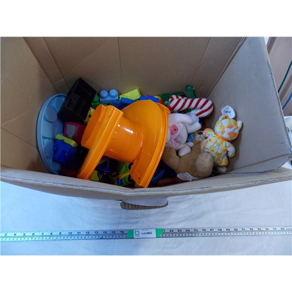 Beanie babies and building blocks