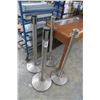 Image 1 : 4-Crowd Control Stantions - 4 X $