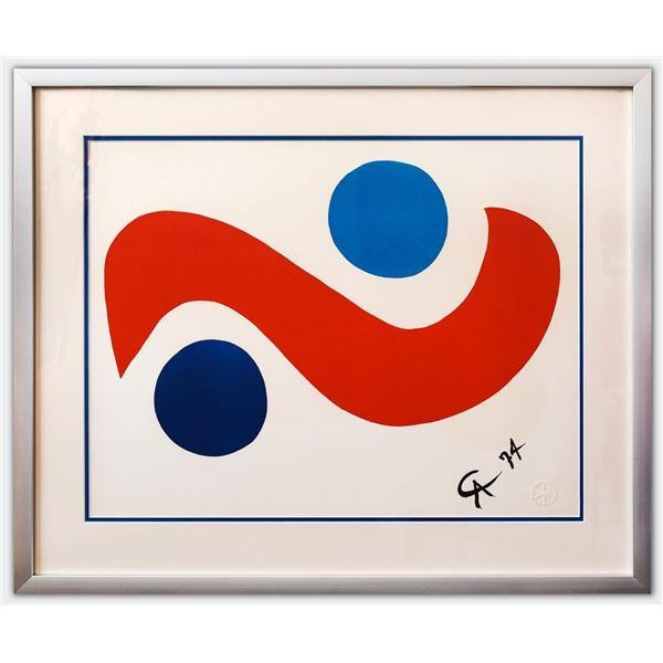 Alexander Calder- Lithograph on Arches Paper "Flying colors - Skybird"