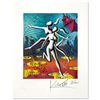 Image 1 : Mark Kostabi, "Samantha and Sabrina " Hand Signed Limited Edition Serigraph with COA
