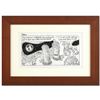 Image 1 : Bizarro - "Bill Gates" is a Framed Original Pen & Ink Drawing by Dan Piraro, Hand Signed by the Arti