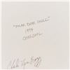 Image 2 : Charles Lynn Bragg, "Polar Bear Skull" Original Charcoal Drawing, Hand Signed with Letter of Authent