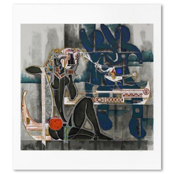 Lu Hong, "Heart and Soul" Limited Edition Serigraph, Numbered and Hand Signed with Letter of Authent