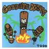 Image 1 : Todd Goldman, "Goodbye Kitty" Hand Signed Original Painting on Canvas with Letter of Authenticity.