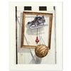 Image 1 : William Nelson, "Still Life on Barn Door" Limited Edition Lithograph, Numbered and Hand Signed by th