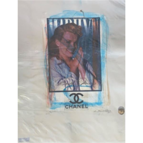 Limited Edition “Chanel Marilyn Monroe" Fairchild Collection Artist Print