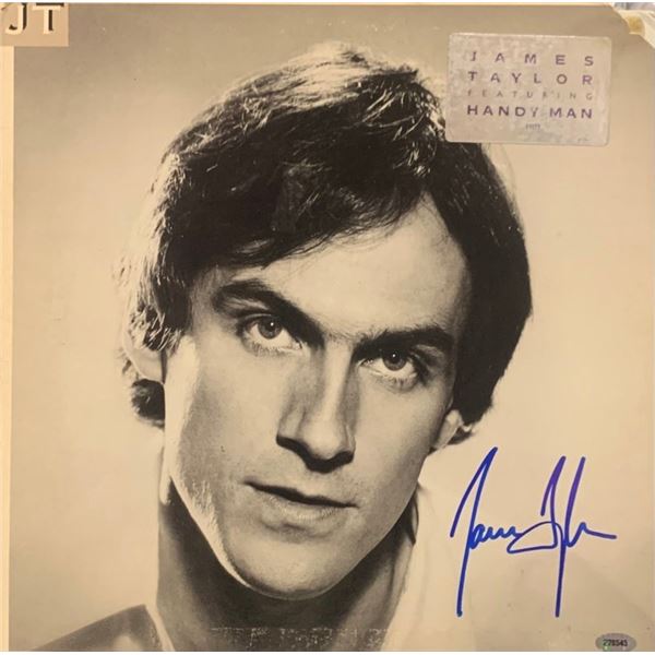 James Taylor Signed JT Album Cover