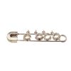 Image 1 : Chanel Silver Safety Pin Rhines