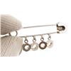 Image 2 : Chanel Silver Safety Pin Rhines