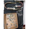 Image 1 : ASSORTED AIR COMPRESSOR ATTACHEMENTS, FITTINGS AND TIRE GUAGES