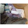 Image 9 : TWO LARGE BOXES HATS, TOQUES, WORK GLOVES AND NECK GATORS