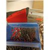 Image 4 : BOX WITH ASSORTED ITEMS AND BOX WITH ASSORTED SCREWS, DRILL BITS, AND SOCKETS