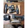 Image 1 : MASTERCRAFT 14.4V CIRCULAR SAW, TWO DRILLS, TWO HD BATTERIES AND CHARGER - ALL WORKING