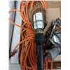 Image 2 : LONG EXTENTION CORD, PORTABLE LIGHT AND SEARS CRAFTSMAN 3/8 DRILL