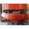 Image 8 : VINTAGE LIONEL, SIX TRAIN CARS AND TRACK 1 1/2", INCLUDES MANUAL (NO ENGINE)