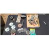 Image 1 : 4" GRINDING DISKS, ROTARY SANDING/WIRE/STONE WHEELS, WIRE BRUSHES AND STEEL WOOL