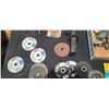 Image 5 : 4" GRINDING DISKS, ROTARY SANDING/WIRE/STONE WHEELS, WIRE BRUSHES AND STEEL WOOL