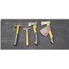 Image 1 : HATCHETS, TIN SMITHING HAMMER, CLAW HAMMER