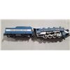 Image 1 : ROYAL BLUE 638 HO TRAIN ENGINE