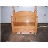 Image 1 : HADE MADE ENTRY STOOL/BENCH. The bench is all made from oak. Only the lid/seat is pine.