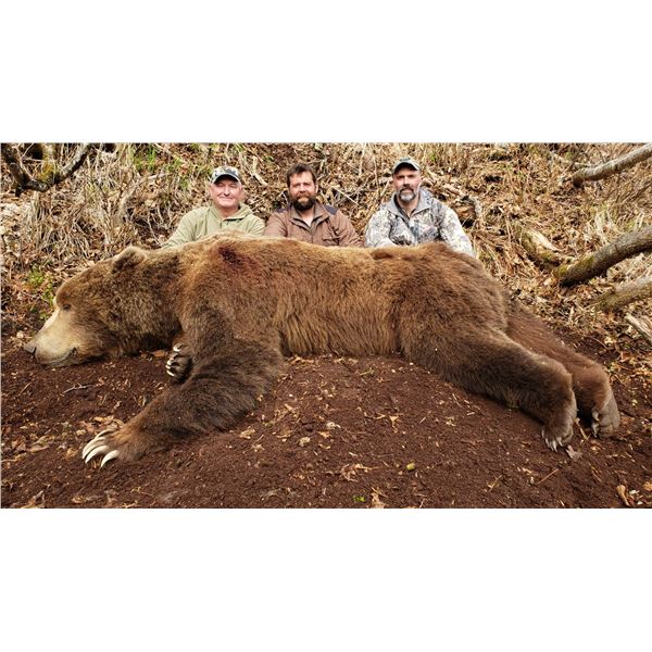 12 - DAY SPRING KODIAK ISLAND BROWN BEAR HUNT FOR 1 HUNTER