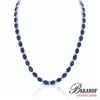 Image 1 : TANZANITE AND DIAMOND NECKLACE #NC0332C-TA