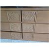 Image 2 : Qty 2 Large Samuelson Wooden Dresser Credenza w/ 6 Drawers 72"x24"x34"H