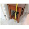 Image 8 : Qty 2 Wooden Side Tables w/ Drawer & Undershelf 30"x20"x31"H